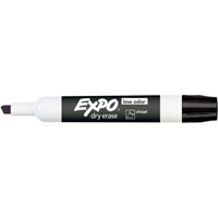 Expo&reg; Whiteboard Marker - Black, Black, Chisel Tip NTL Industrial
