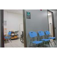 Folding Chair, Polyethylene, Blue, 350 lbs. Weight Capacity OP449 | NTL Industrial