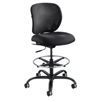 Tabouret robuste Vue, Nylon, Noir, Capacit&eacute; 350 lb NTL Industrial
