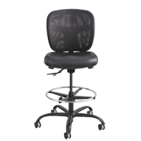 Tabouret robuste Vue, Vinyle, Noir, Capacit&eacute; 350 lb NTL Industrial