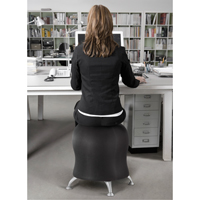 Zenergy™ Ball Chair, Vinyl, Black, 250 lbs. Capacity OP696 | NTL Industrial