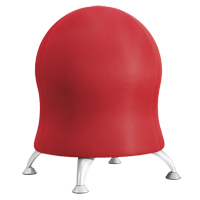 Zenergy™ Ball Chair, Fabric, Red, 250 lbs. Capacity OP695 | NTL Industrial