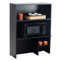Modular Cabinet, Melamine, 3 Shelves, 48" H x 36" W x 18" D, Asian Night/Black OP757 | NTL Industrial