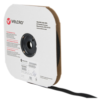 Ruban d'attaches, Boucle, 25 vg x 3/4", Cousu, Noir NTL Industrial