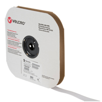 Ruban d'attaches, Crochet, 25 vg x 1", Cousu, Blanc NTL Industrial