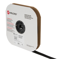 Ruban d'attaches, Crochet, 25 vg x 1", Cousu, Noir NTL Industrial