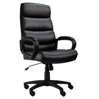 Activ™ Series A-601 Office Chair, Polyurethane, Black, 250 lbs. Capacity OP806 | NTL Industrial