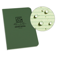 Memo Book, Soft Cover, Green, 112 Pages, 3-1/2" W x 5" L OQ416 | NTL Industrial