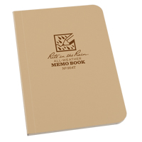Memo Book, Soft Cover, Tan, 112 Pages, 3-1/2" W x 5" L OQ417 | NTL Industrial