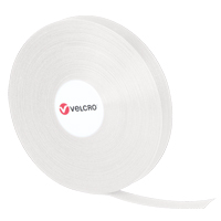 Attaches QWIK, Boucle et crochet, 25 vg x 3/4", Auto-aggripant, Blanc NTL Industrial