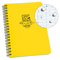 Side-Spiral Notebook, Soft Cover, Yellow, 64 Pages, 4-5/8" W x 7" L OQ546 | NTL Industrial