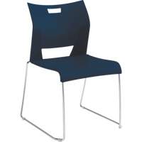 Duet™ Armless Training Chair, Plastic, 33-1/4" High, 350 lbs. Capacity, Blue OQ781 | NTL Industrial