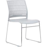 Activ™ Series Stacking Chairs, Polypropylene, 32-3/8" High, 250 lbs. Capacity, Grey OQ955 | NTL Industrial