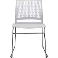 Activ™ Series Stacking Chairs, Polypropylene, 32-3/8" High, 250 lbs. Capacity, Grey OQ955 | NTL Industrial