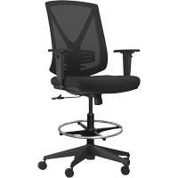 Activ™ Series Synchro-Tilt Adjustable Chair, Fabric/Mesh, Black, 250 lbs. Capacity OQ961 | NTL Industrial