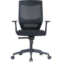 Activ™ Series Synchro-Tilt Office Chair, Fabric/Mesh, Black, 250 lbs. Capacity OQ963 | NTL Industrial