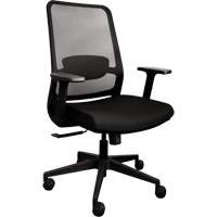 Activ™ Series Synchro-Tilt Office Chair, Fabric/Mesh, Black, 250 lbs. Capacity OQ964 | NTL Industrial