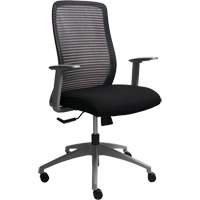 Era™ Series Adjustable Office Chair, Fabric/Mesh, Black, 275 lbs. Capacity OQ965 | NTL Industrial