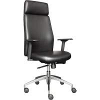Activ™ Series High Back Executive Chair, Polyurethane/Vinyl, Black, 250 lbs. Capacity OQ971 | NTL Industrial