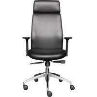 Activ™ Series High Back Executive Chair, Polyurethane/Vinyl, Black, 250 lbs. Capacity OQ971 | NTL Industrial