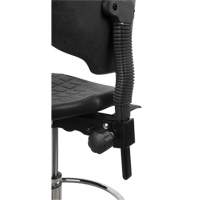 Heavy-Duty Ergonomic Stool, Stationary, Adjustable, 39” - 48”, Polyurethane Seat, Black OR066 | NTL Industrial
