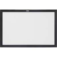 Black MDF Frame Whiteboard, Dry-Erase/Magnetic, 36" W x 24" H OR131 | NTL Industrial