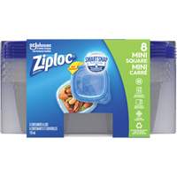 Mini contenants carrés Ziploc<sup>MD</sup>, Plastique, Capacité de 118 ml, Transparent OR135 | NTL Industrial