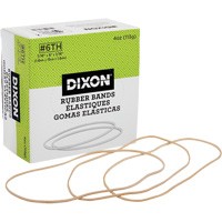 Rubber Bands, 6" x 1/16" NTL Industrial
