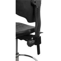 Heavy-Duty Ergonomic Stool, Mobile, Adjustable, 39" - 48", Polyurethane Seat, Black OR330 | NTL Industrial