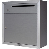 Collection Box, Surface -Mounted, 12-3/4" x 16-3/8", 2 Doors, Aluminum OR348 | NTL Industrial