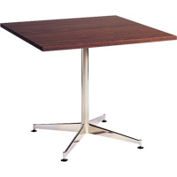 Cafeteria Table, 36" L x 36" W x 29-1/2" H, Laminate, Brown OR435 | NTL Industrial