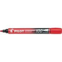 Series 100 Permanent Marker, Bullet, Red OR457 | NTL Industrial