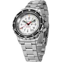 Arctic Edition Large Diver's Automatic GSAR Watch with Stainless Steel Bracelet, Digital, Battery Operated, 41 mm, Silver NTL Industrial