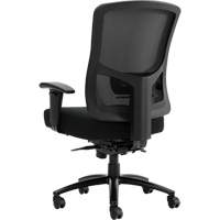 Chaise &agrave; dossier haut avec m&eacute;canisme &agrave; basculement synchronis&eacute; robuste Raven 400, Mailles, Noir, Capacit&eacute; 400 lb NTL Industrial