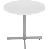 Table ronde &agrave; hauteur r&eacute;glable Newland, 36" lo x 36" la x 29" h, Dessus de 1", Stratifi&eacute;/Polypropyl&egrave;ne, Blanc NTL Industrial