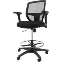 Tabouret de travail en maille, Mobile, Ajustable Hauteur, Capacit&eacute; 450 lb NTL Industrial