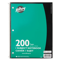 1 Subject Spiral Notebook NTL Industrial