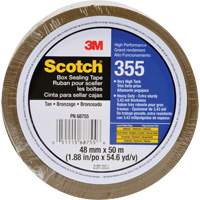 Ruban d'emballage Scotch 355, Adh&eacute;sif Thermofusible, 3,4 mils, 48 mm (1-22/25") x 50 m (164') NTL Industrial