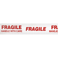 Ruban d'emballage Scotch 3771 avec message, Adh&eacute;sif Thermofusible, 2 mils, 48 mm (1-22/25") x 100 m (328') NTL Industrial