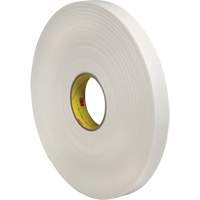 Double-Coated Foam Tape, 66 m (216') L x 18 mm (3/4") W, 60 lbs., Polyethylene NTL Industrial
