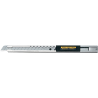 Couteau de pr&eacute;cision pour travaux de s&eacute;rie standard, 9 mm, Acier inoxydable, Prise en Acier inoxydable NTL Industrial