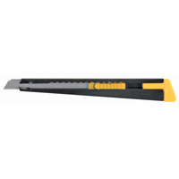 Standard-Duty Knife ATK600, 9 mm, Carbon Steel, Plastic Handle PE345 | NTL Industrial