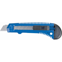 Standard-Duty Knife ATK700, 18 mm, Carbon Steel, Plastic Handle PE549 | NTL Industrial