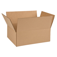 Boîtes en carton ondulé brun, 12" x 10" x 4" PG475 | NTL Industrial