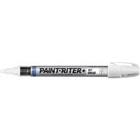 Marqueur &agrave; peinture pour surfaces humides Paint-Riter+, Liquide, Blanc NTL Industrial