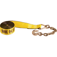 Winch Straps, Chain Anchor, 3" W x 30' L, 5400 lbs. (2450 kg) Working Load Limit PE983 | NTL Industrial