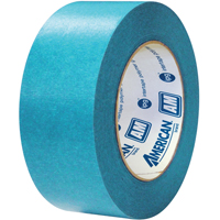 American&reg; Aqua Mask Medium Grade Masking Tape, 18 mm (3/4") x 55 m (180'), Blue NTL Industrial