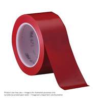Ruban en vinyle 471, 38 mm (1-1/2") la x 32,9 m (108') lo, 5,3 mils, Rouge NTL Industrial