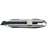 Knife with Ratchet Lock, 18 mm, Carbon Steel, Heavy-Duty, Aluminum Handle PG169 | NTL Industrial