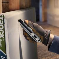 Knife with Ratchet Lock, 18 mm, Carbon Steel, Heavy-Duty, Aluminum Handle PG169 | NTL Industrial